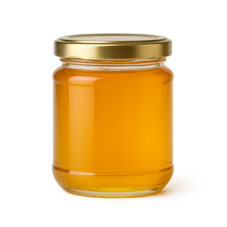 Hungarian Organic Polyfloral Honey – 250g Glass Jar