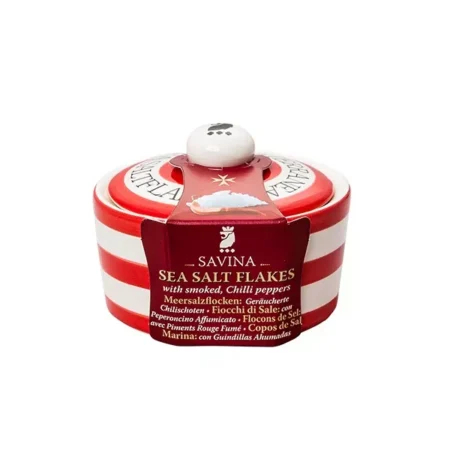 Savina Sea Salt Flakes with Smoked Chilli Peppers 65g