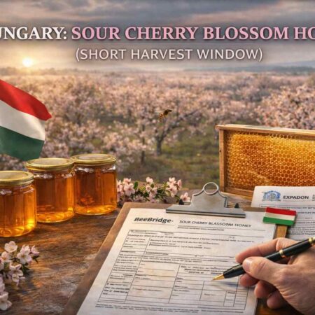 Sour Cherry Blossom Honey