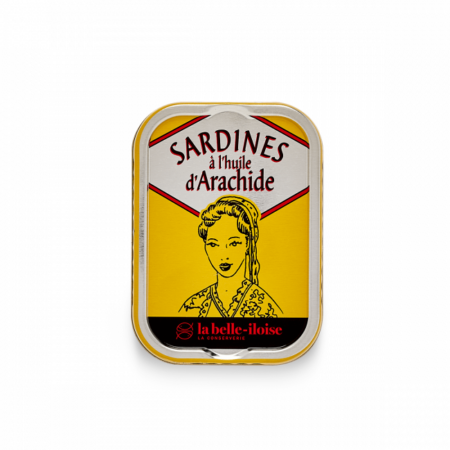 French Canned Sardines in Peanut Oil