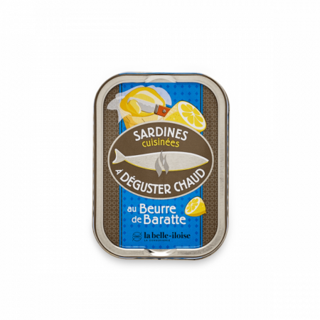 French Canned Sardines with Churned Butter (Serve Warm)