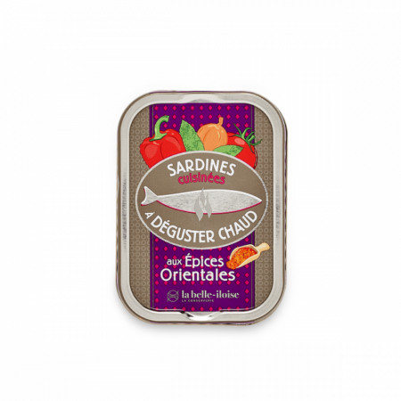 French Canned Sardines with Oriental Spices (Served Warm)