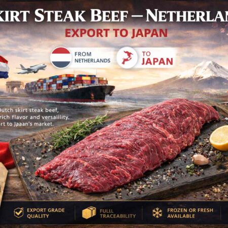 Skirt Steak Beef — Netherlands Export to Japan