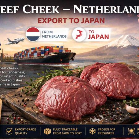 Beef Cheek — Netherlands Export to Japan