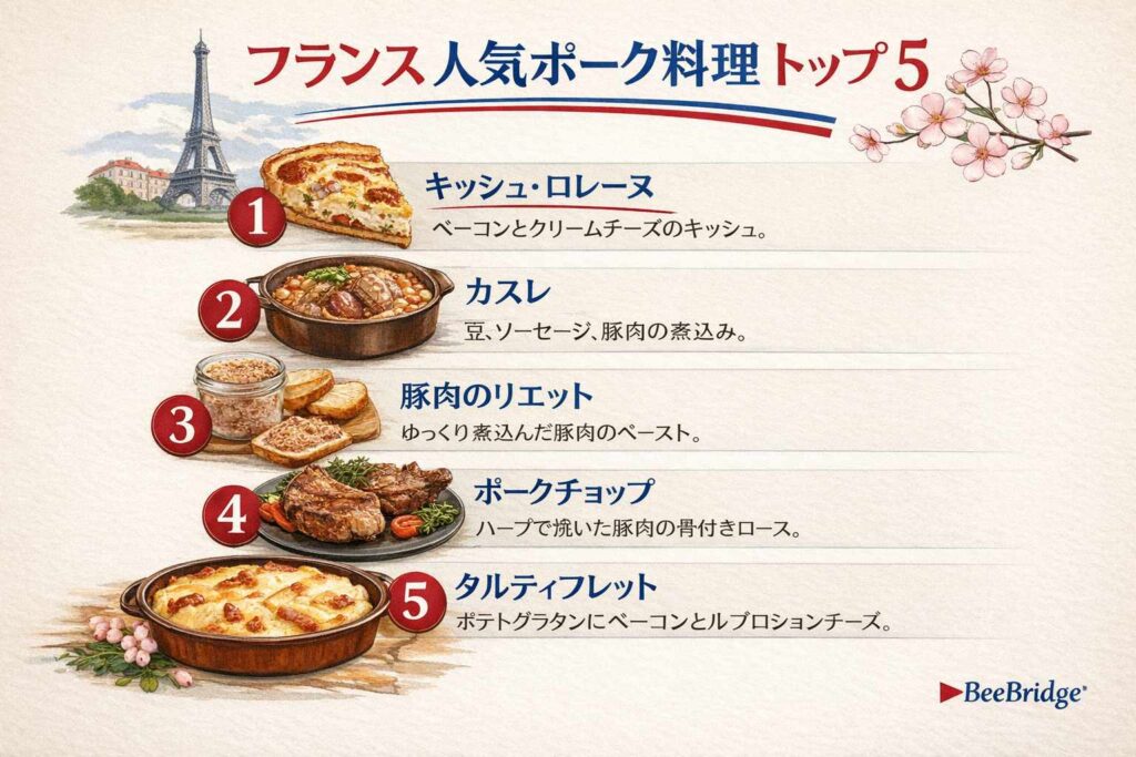 フランスの伝統的な豚肉のスタイルと生産方法 フランスの豚肉生産は、長年にわたり確立された農業システムに根ざしており、そこでは飼育方法、地域特有の慣習、そして加工方法が密接に結びついています。急速な成長と均一な生産量を優先する一般的な豚肉生産システムとは異なり、フランスの豚肉、特に伝統的で品質重視の生産プログラムで生産される豚肉は、管理された飼育方法、ゆっくりとした成長サイクル、そして飼料組成と最終的な肉質との強い相関関係によって特徴づけられています。この生産モデルは、脂肪の質、食感、風味の安定性、そして一般的な日本料理における調理性能に影響を与えるため、日本の輸入業者にとって直接的な意味を持ちます。