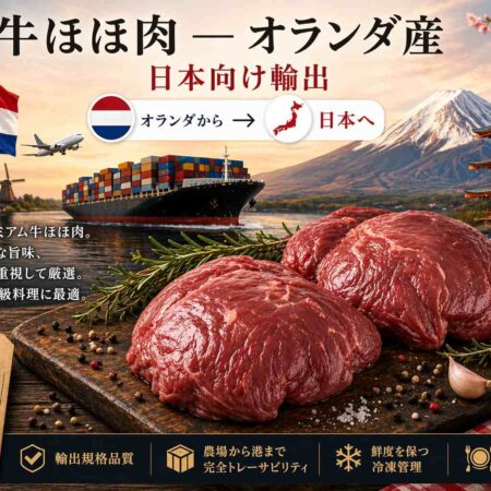 牛頬肉 ― オランダから日本へ輸出