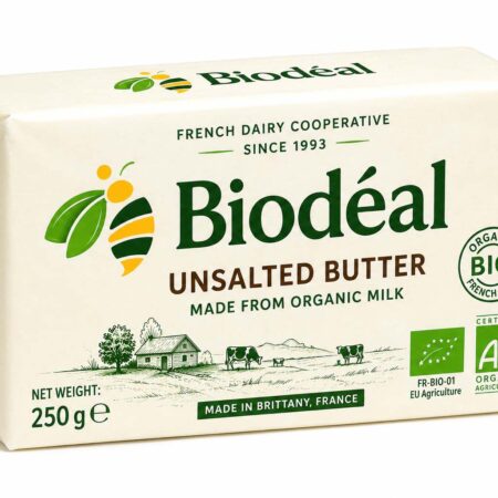 Unsalted Butter 250G Mountain Grass Fed | Biodéal MOQ:100kg