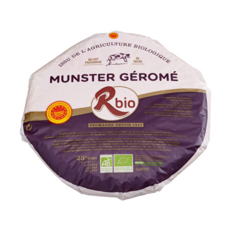 Organic French Munster AOP Whole Cheese 2 × 0.8kg | Biodéal