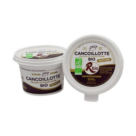 Organic French Spreadable Cooked Cheese 200g | Cancoillotte | Biodéal