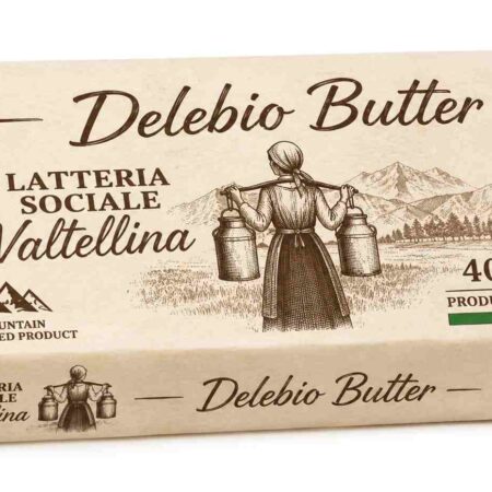 Unsalted Butter 400g Grass-Fed Mountains of Italy | Latteria Sociale Valtellina MOQ 100kg