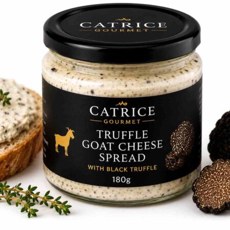French Black Truffle Goat Cheese Spread 180g Provence | Catrice Gourmet
