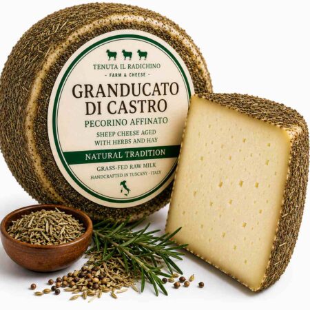 Grass-Fed Sheep Milk Tomme Cheese 12-Month Aged 3kg Wheel | Tenuta Il Radichino & LAFRUTTA