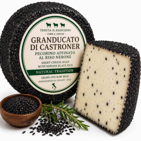 Black Wax Grass-Fed Sheep Cheese 12-Month Aged 3kg Wheel | Tenuta Il Radichino & LAFRUTTA