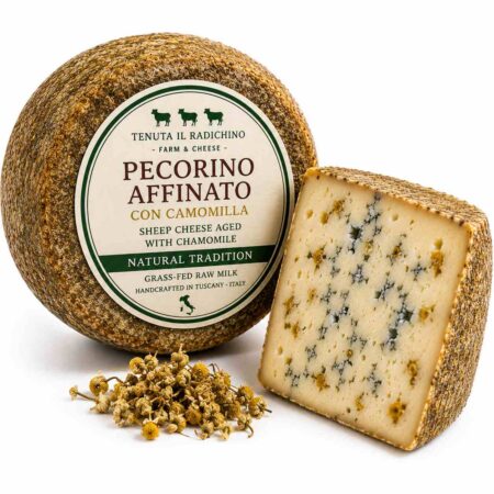 Grass-Fed Sheep Cheese Aged with Chamomile 3kg Wheel Tomme | Tenuta Il Radichino & LAFRUTTA