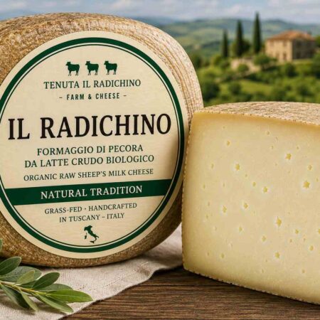 Grass-Fed Sheep Milk Semi-Aged Tomme Cheese 2.8kg Wheel | Tenuta Il Radichino & LAFRUTTA