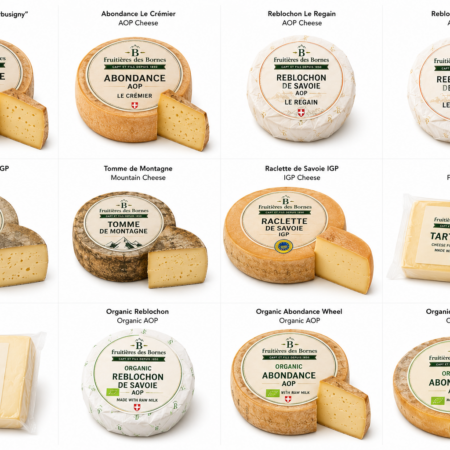 Raw Milk Tomme de Savoie IGP Cheese Aged 150 Days Haute-Savoie France | 3 Wheels | Fruitières des Bornes