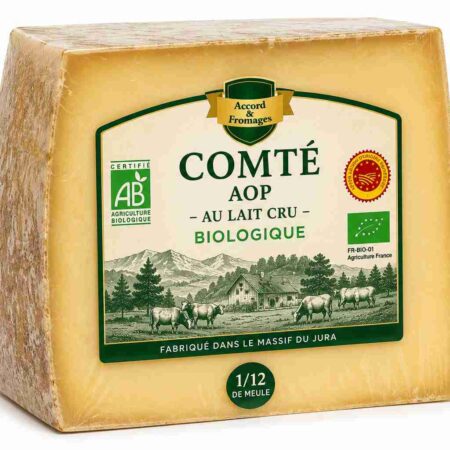 Organic Comté AOP Raw Cow's Milk Cheese 1/12 Wheel 3.3kg | Biodéal