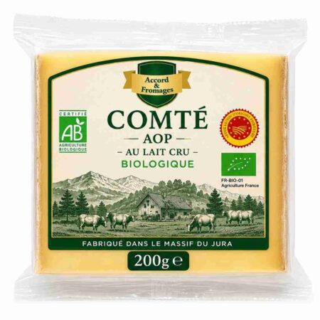 COMTE AOP Slice 200G Organic Certified Raw milk protected-origin cheese | Biodéal