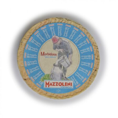 Italian Soft Washed-Rind Cheese Wheel 1.6 kg | Morbidosa | Mazzoleni Formaggi