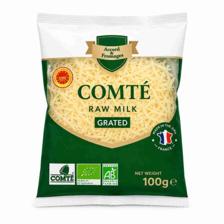 Organic Grated Comté AOP Raw Cow's Milk Cheese 1kg (Pre-order) | Biodéal