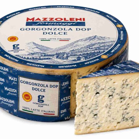 Italian AOP/DOP Blue Cheese Gorgonzola Dolce Wheel 12kg | Mazzoleni Formaggi