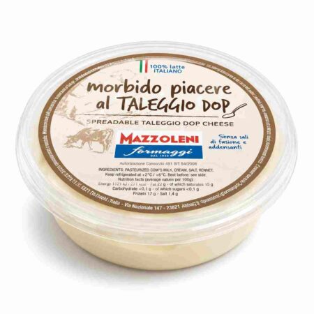 Spreadable Taleggio DOP AOP Cheese | Morbido Piacere al Taleggio | Mazzoleni Formaggi