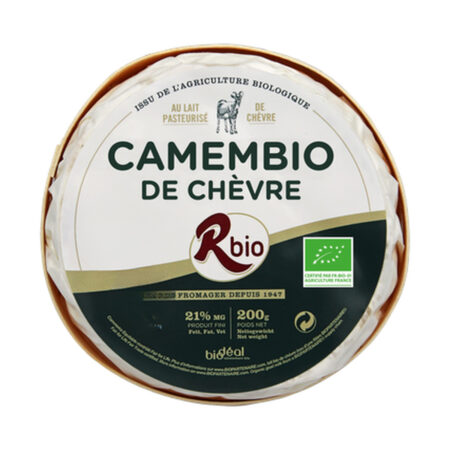 Organic Camembio Goat's Milk Cheese CAMEMBIO DE CHEVRE  200G | Biodéal
