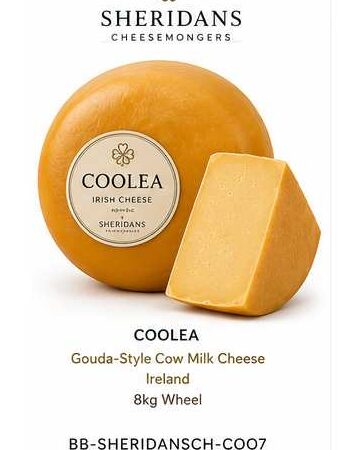 Grass-Fed Gouda-Style Cow Milk Cheese 8kg Wheel Ireland | Coolea | Sheridans Cheesemongers