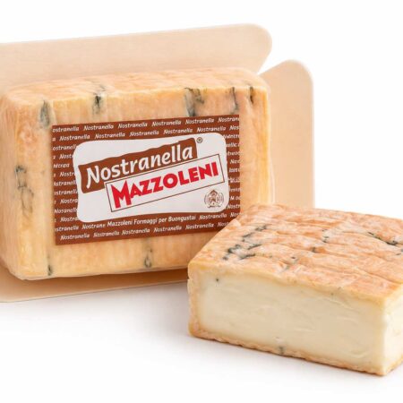 Italian Soft Washed-Rind Cheese 300g | Robiola Nostranella | Mazzoleni Formaggi