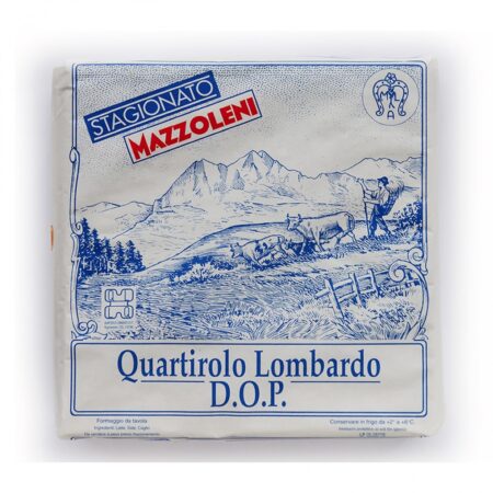 Aged Quartirolo Lombardo AOP/DOP Cow's Milk Cheese | Italy Mazzoleni Formaggi