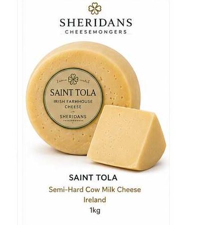 Raw Goat Milk Farmhouse Cheese 1kg Ireland | Saint Tola | Sheridans Cheesemongers