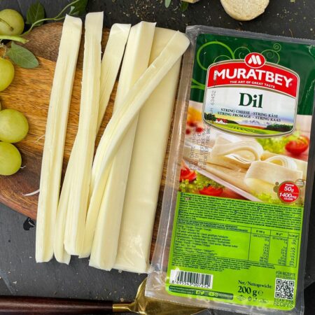 Premium Turkish Cow's Milk Traditional Pull-Apart String Cheese (String Cheese) | Muratbey
