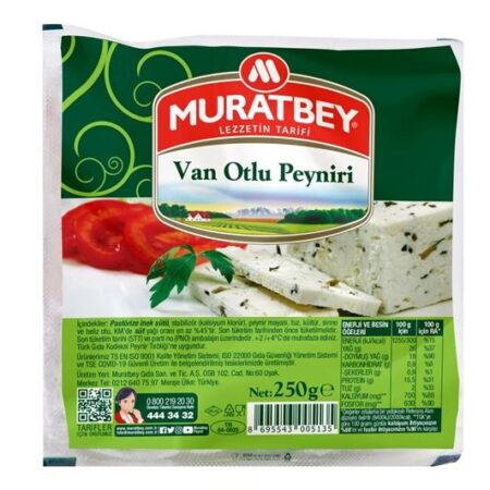 Premium Turkish Cow's Milk Traditional Herb-Coated White Cheese (Herby Cheese) | Muratbey
