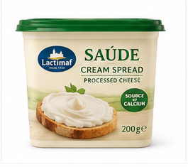Original Portuguese Cream Cheese Spread 200g | Saúde by Lactimaf