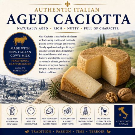 Aged caciotta