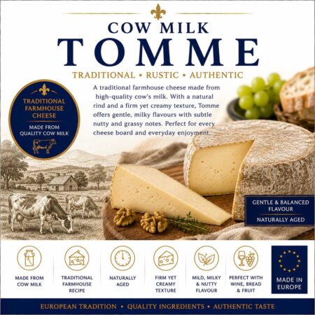 Cow Milk Cheese Tomme