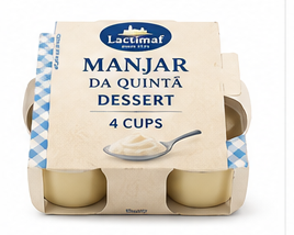 Fresh Portuguese Cream Cheese 4 x 25g Cups | Manjar by Lactimaf MOQ 100kg